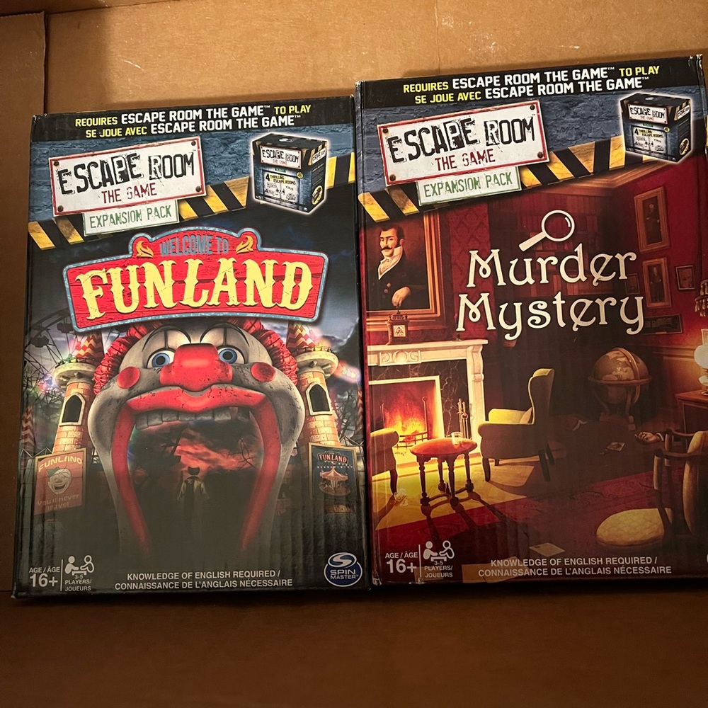 Escape Room The Game Expansion Pack Set